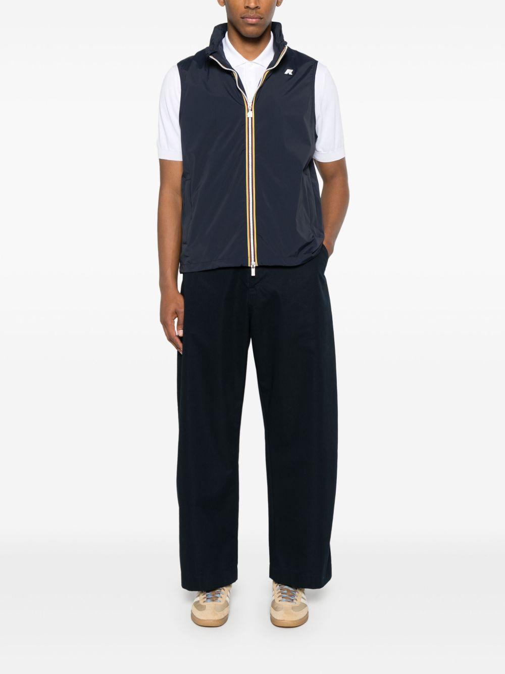 Gilet valen stretch nylon jersey blu