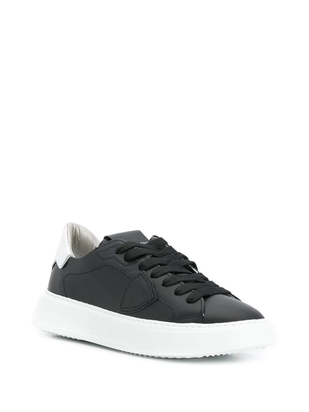 Sneakers Temple nera opaca - Preludio Moda