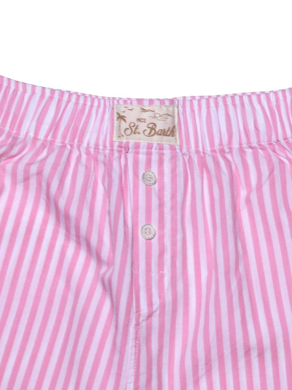 Shorts a righe con bottoni BXY002 00723L MC2 SAINT BARTH
