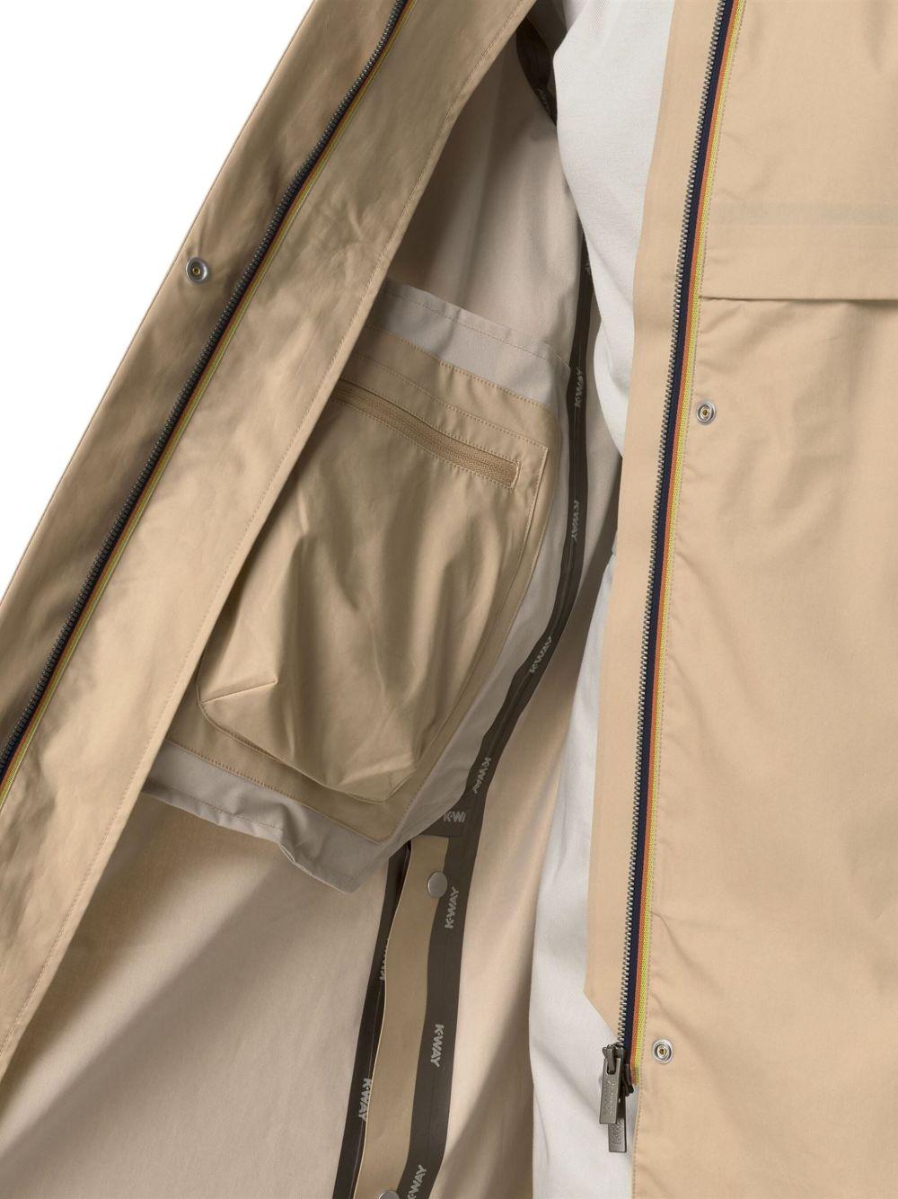 Trench jesy 3l poplin beige rope