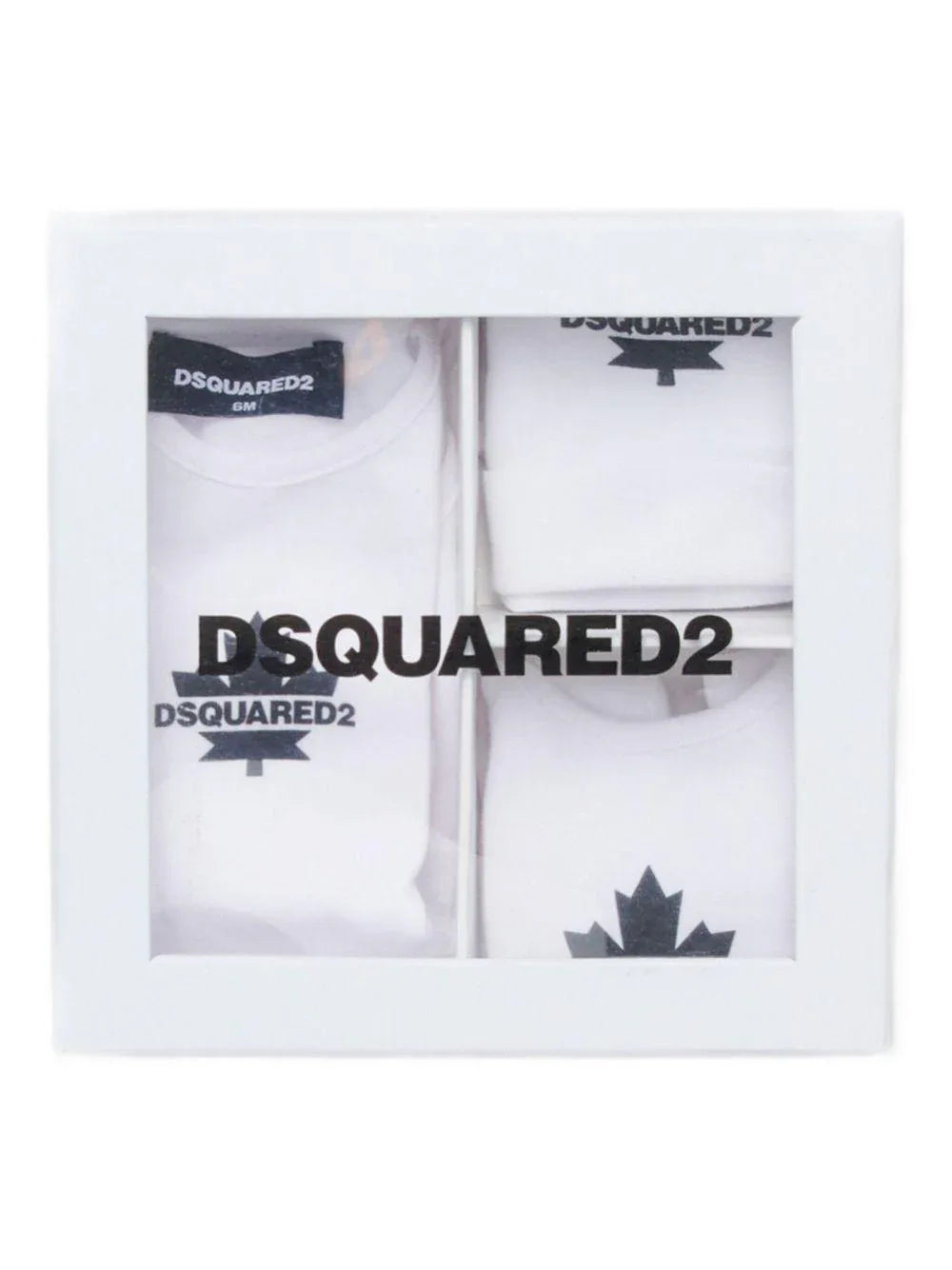 Tutina bianca con logo set 3 pezzi - Preludio Moda