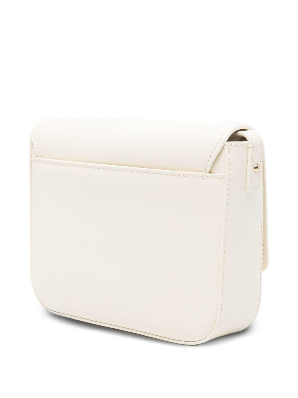 Borsa a tracolla in pelle con fibbia scultorea 8B0303L061 W405 PATRIZIA PEPE