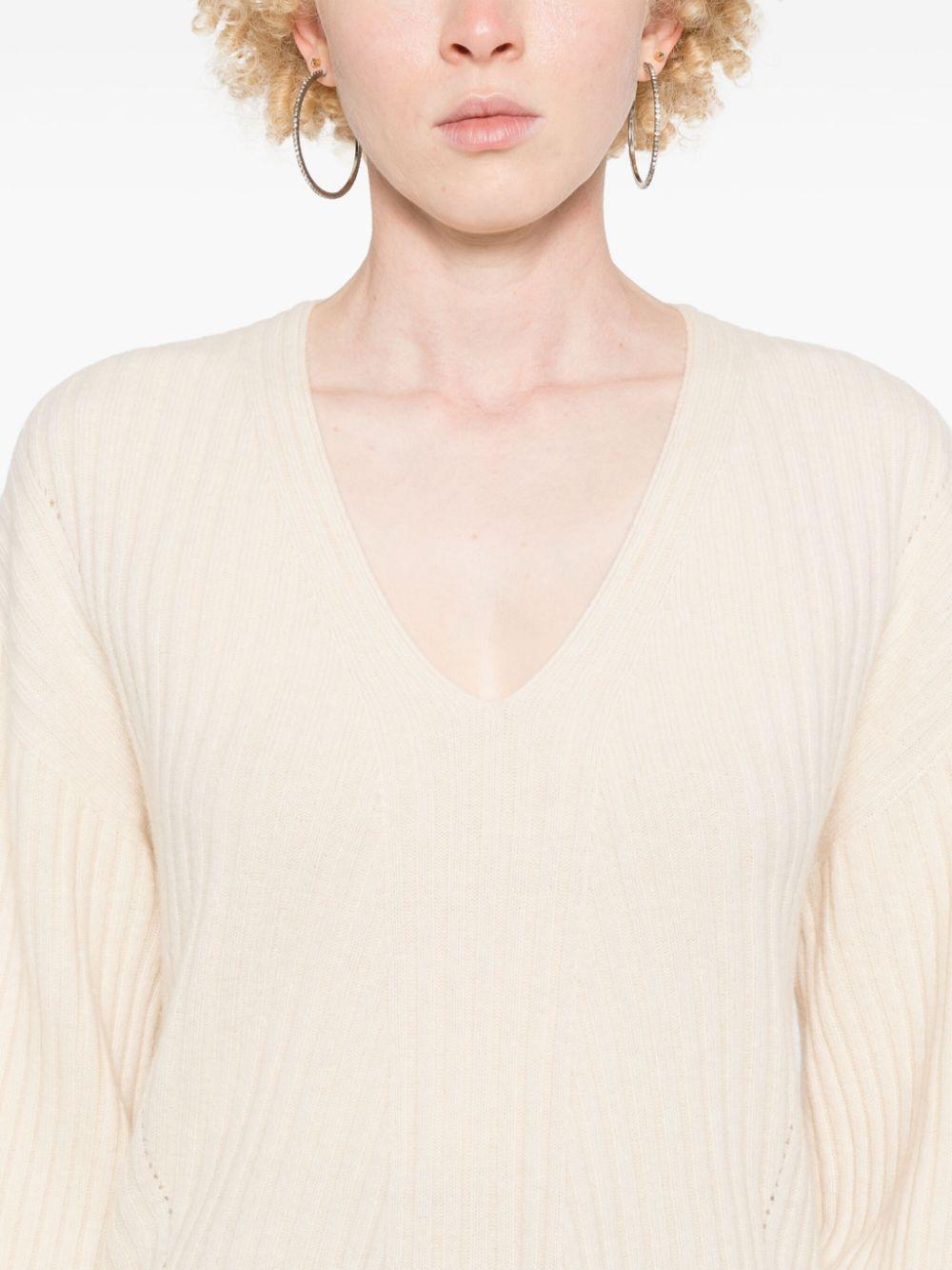 Maglione neve lavorazione a coste
