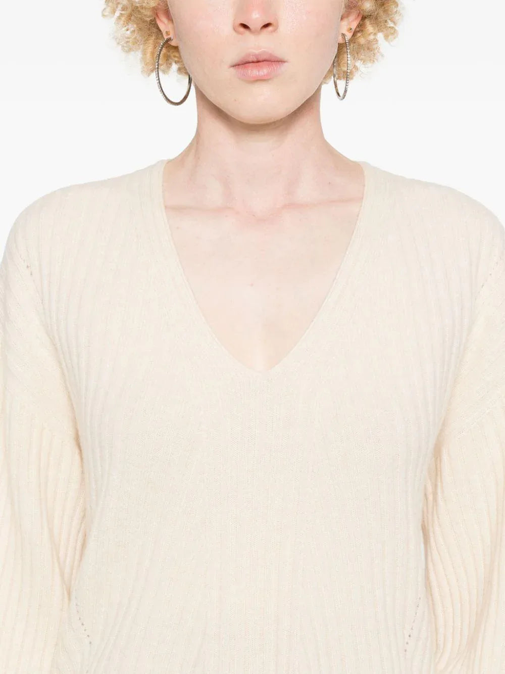 Maglione neve lavorazione a coste - Preludio Moda