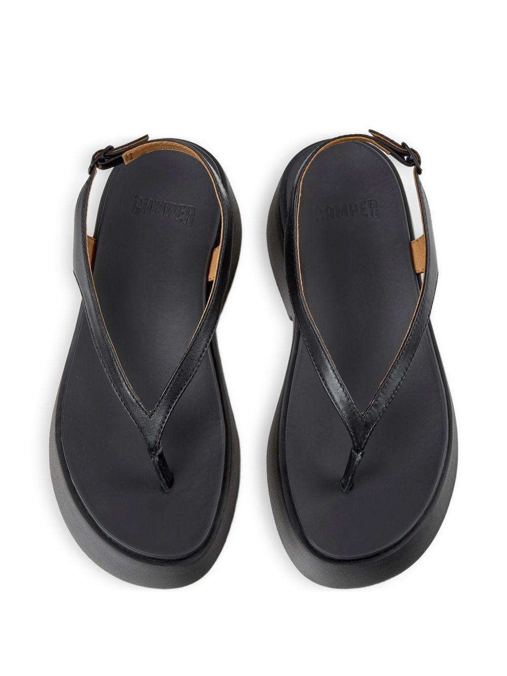 Sandali platform in pelle con cinturino alla caviglia K201859 001 CAMPER