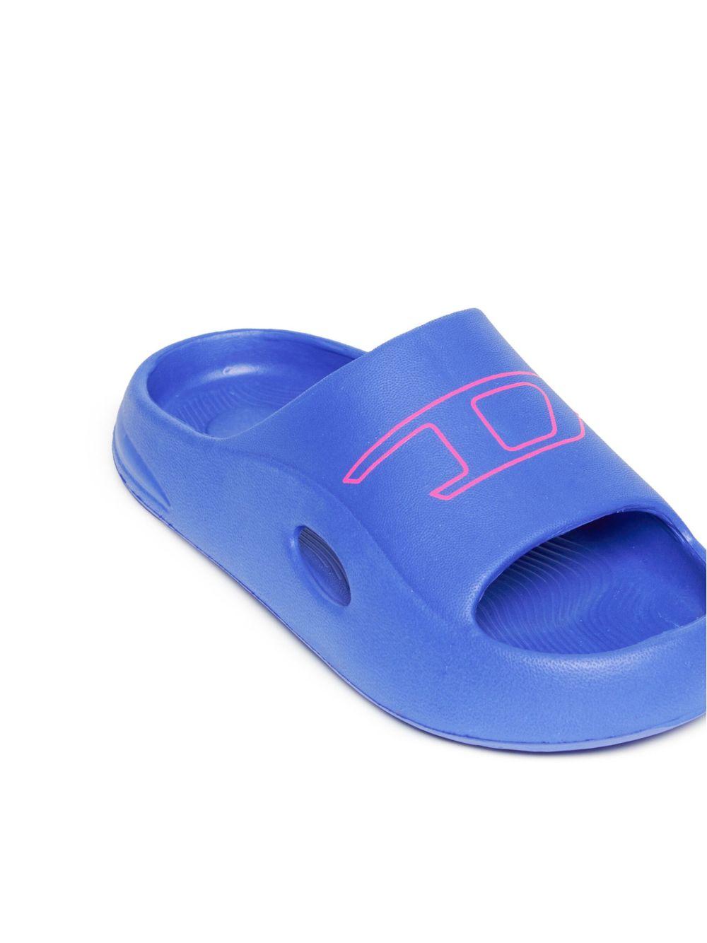 Ciabatta Diesel blu logo Oval-D