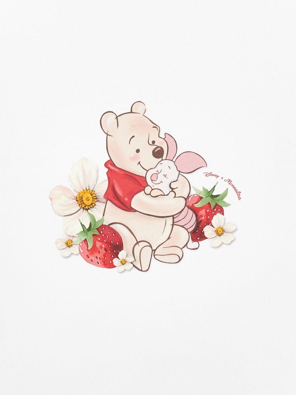 Foulard con stampa Winnie the Pooh 35G0127084 0099 MONNALISA KIDS