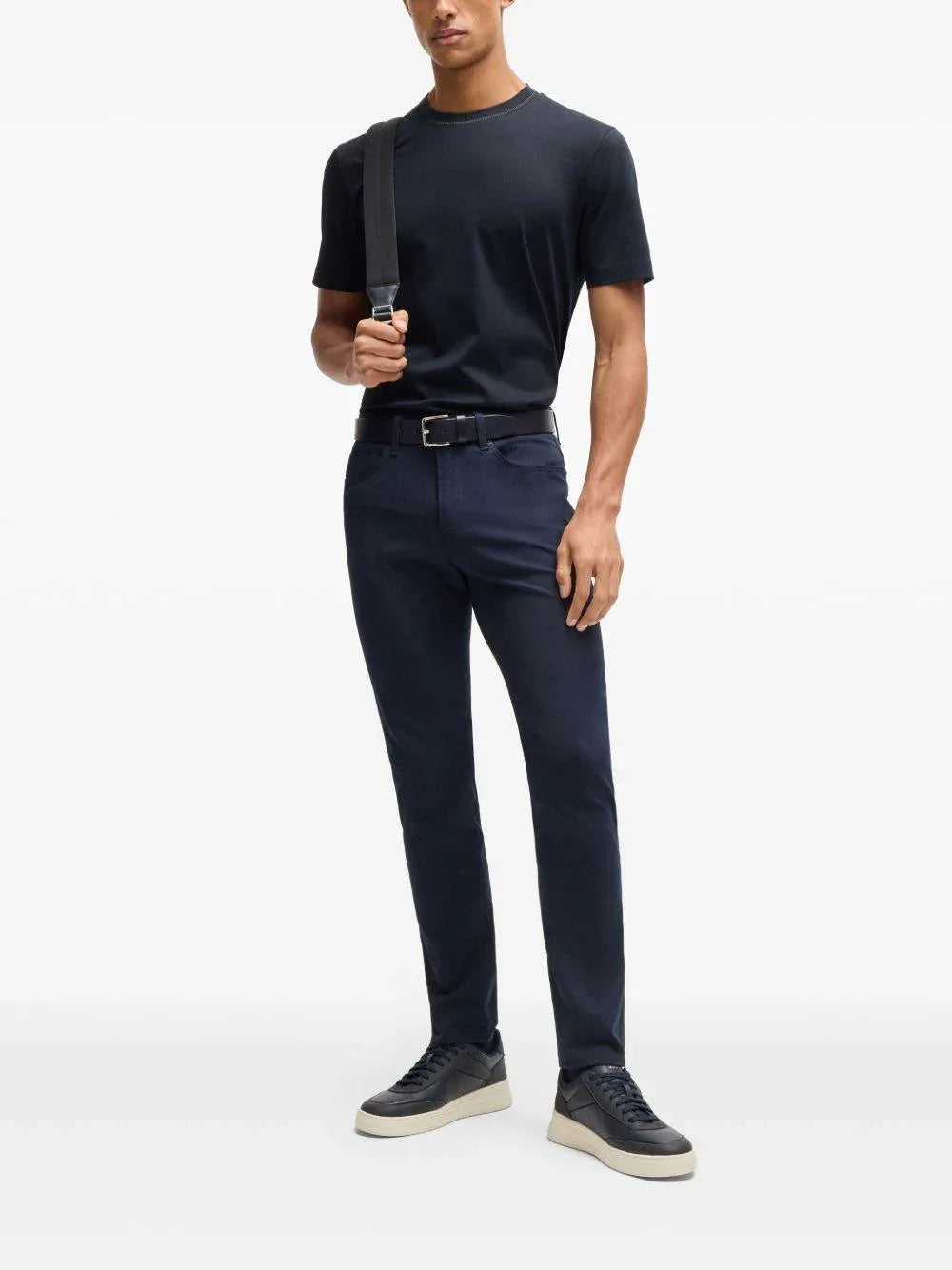 T-shirt h-tessler blu scuro - Preludio Moda