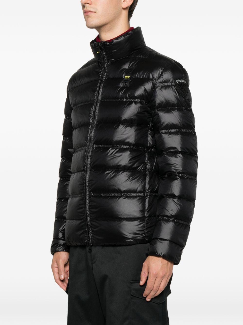 Piumino con zip nero 25WBLUC03090006719 999 BLAUER