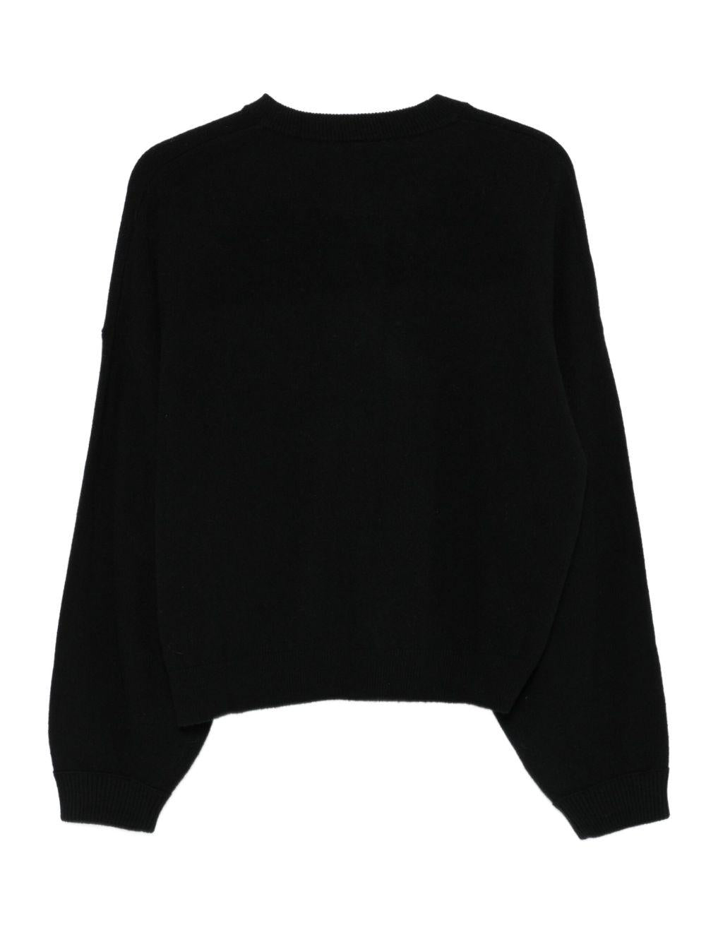 Cardigan con Maniche a Palloncino Nero 265405A5045 NE ALYSI