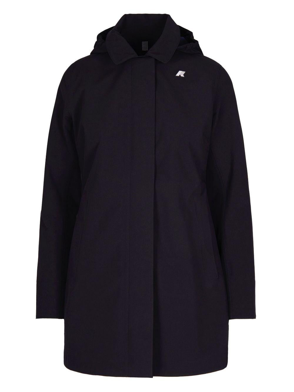 Cappotto con Cappuccio e Chiusura a Bottoni K2148BW A3C K-WAY