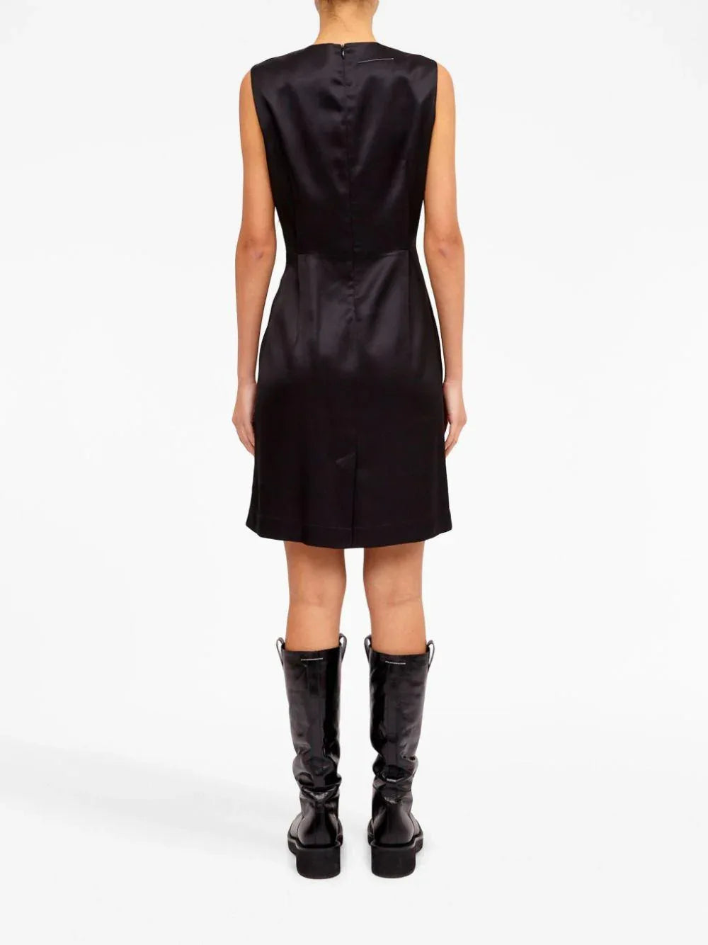 Abito Donna Nero Poliestere - Preludio Moda