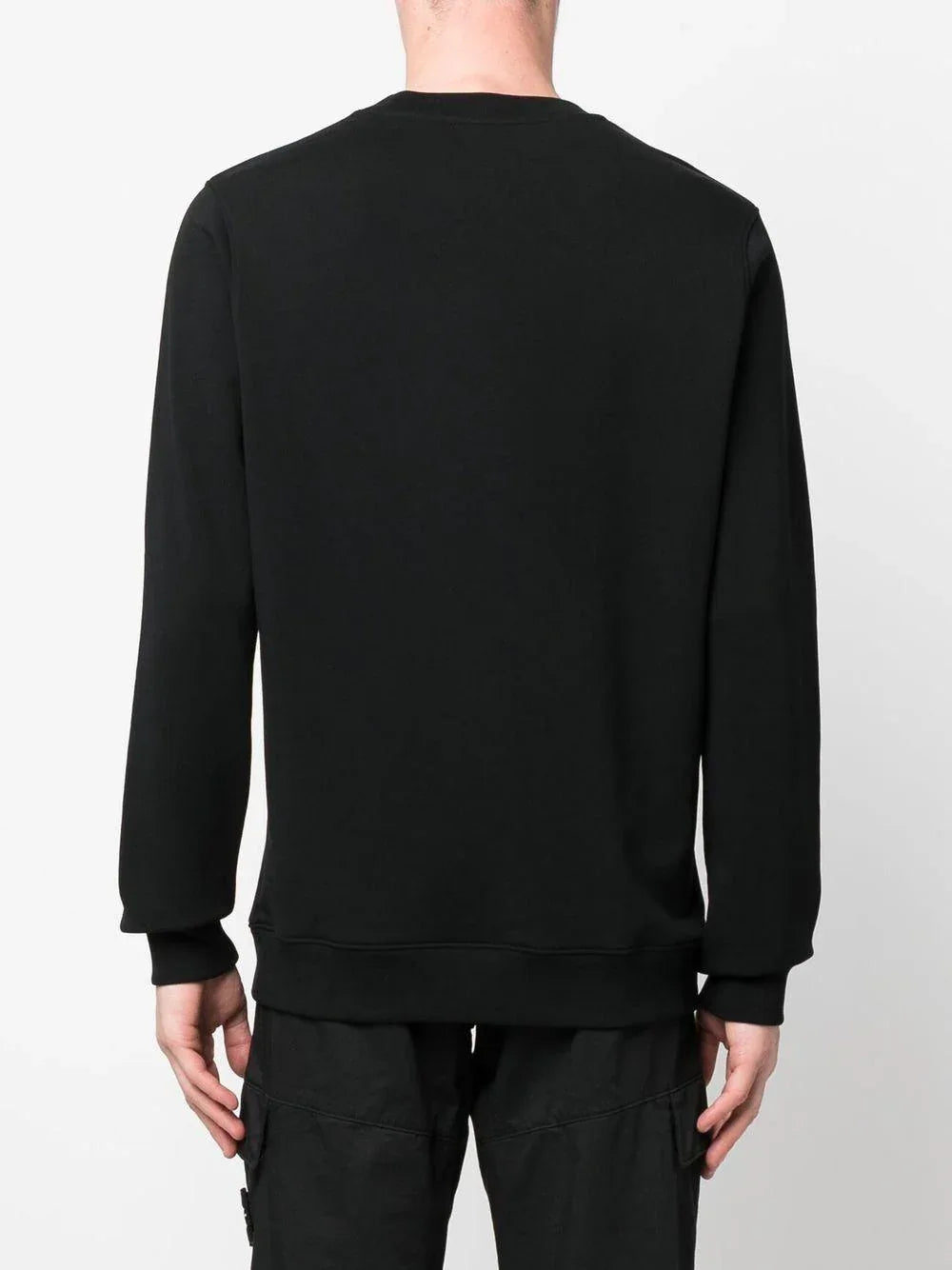 Felpa nero logo petto - Preludio Moda