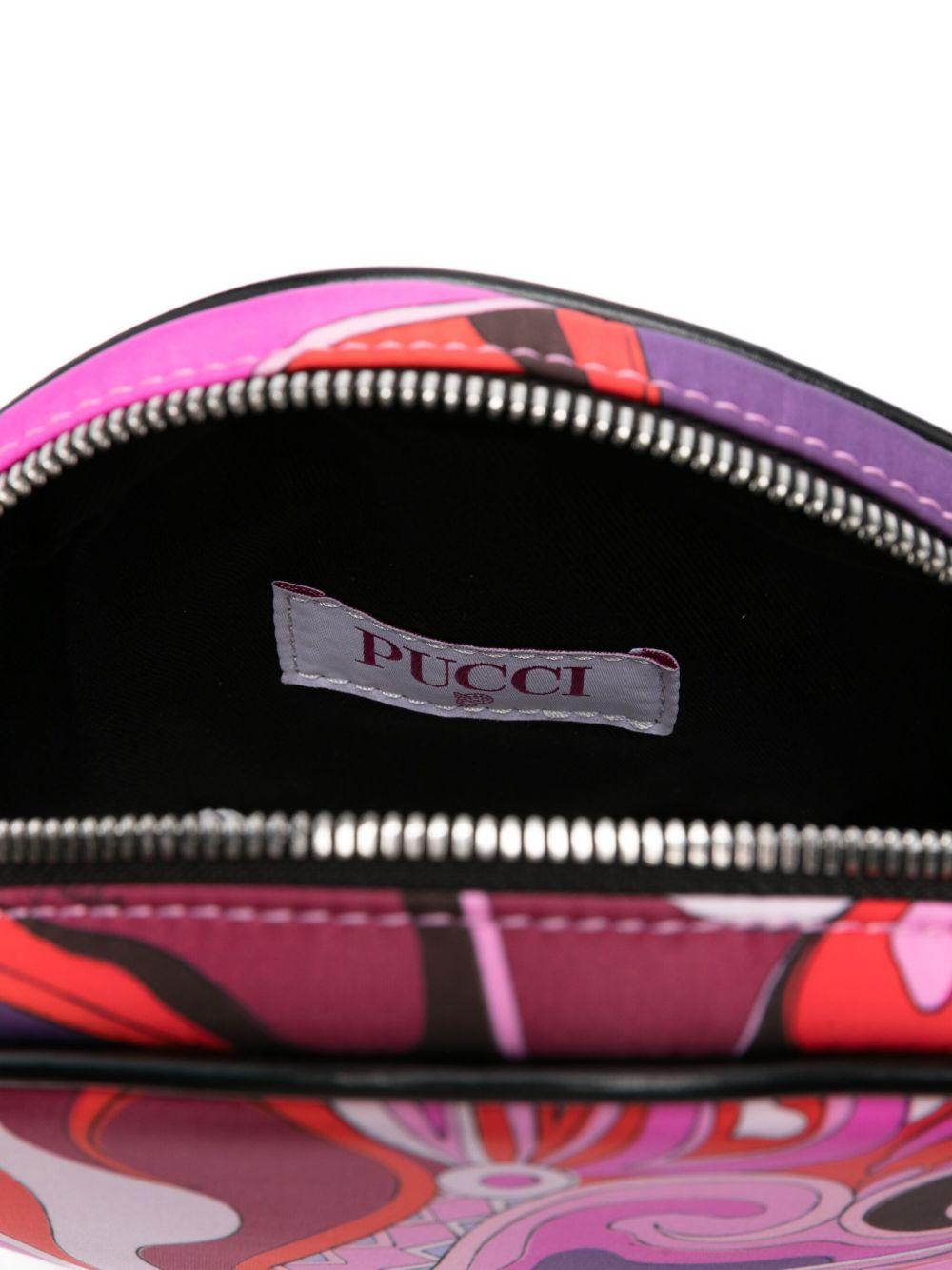 Borsa a Tracolla con Stampa Astratta PX0B38N0373 513RO EMILIO PUCCI KIDS