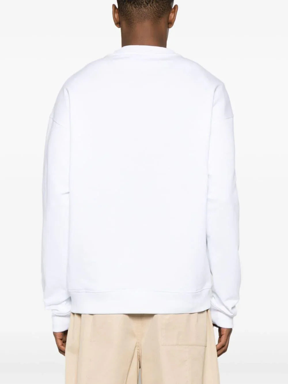 Felpa bianca 100% pure moschino - Preludio Moda