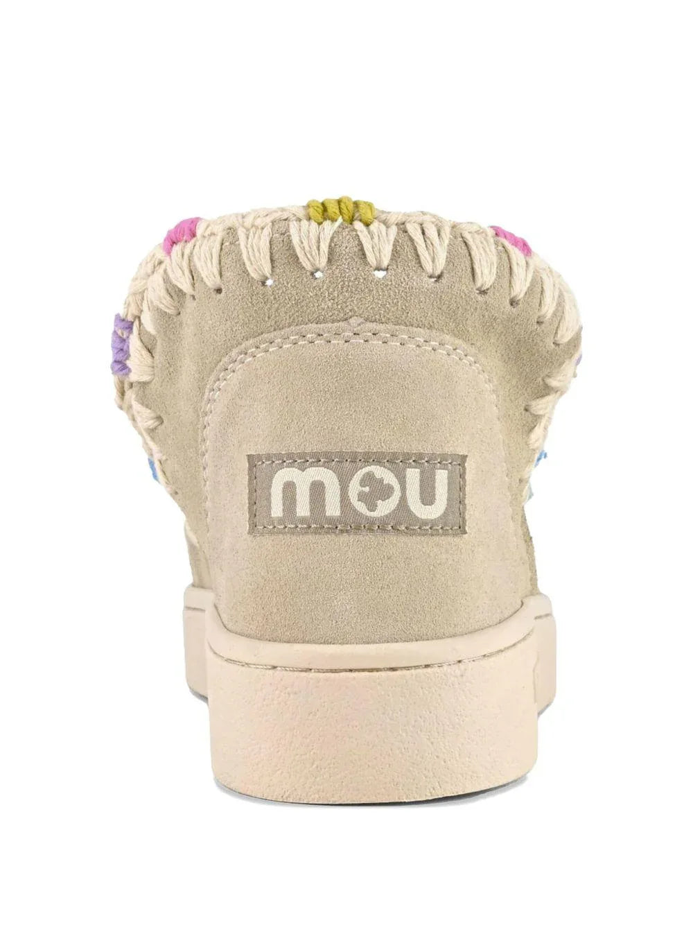 Summer eskimo sneaker overstitching beige - Preludio Moda