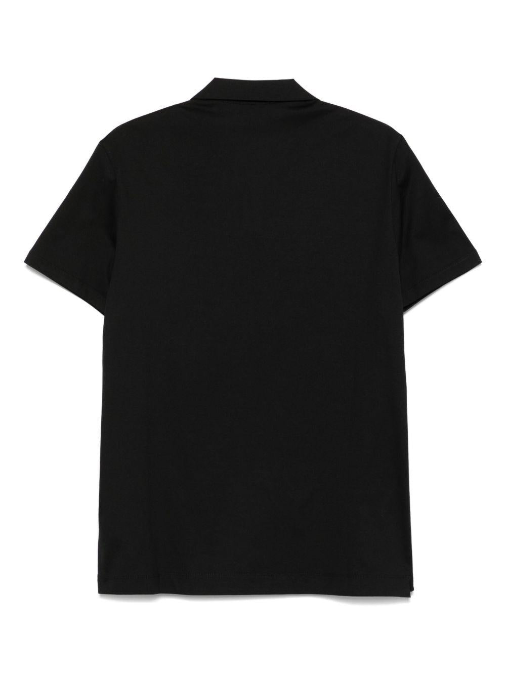 Polo regular logo ricamato nera US330JF0271UXXXDU 999 DONDUP