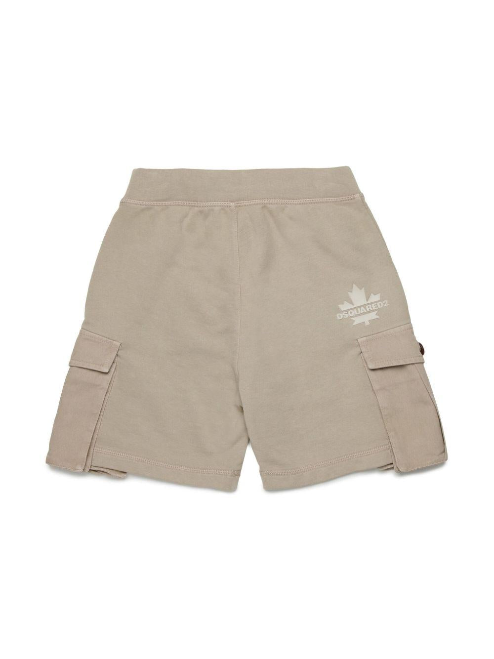Bermuda cargo beige DQ2720D0AC6 DQ717 DSQUARED KIDS