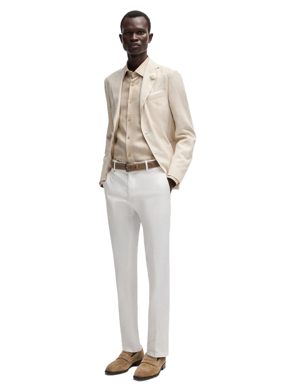 Pantalone c-genius fromale bianco 50539970 100 BOSS