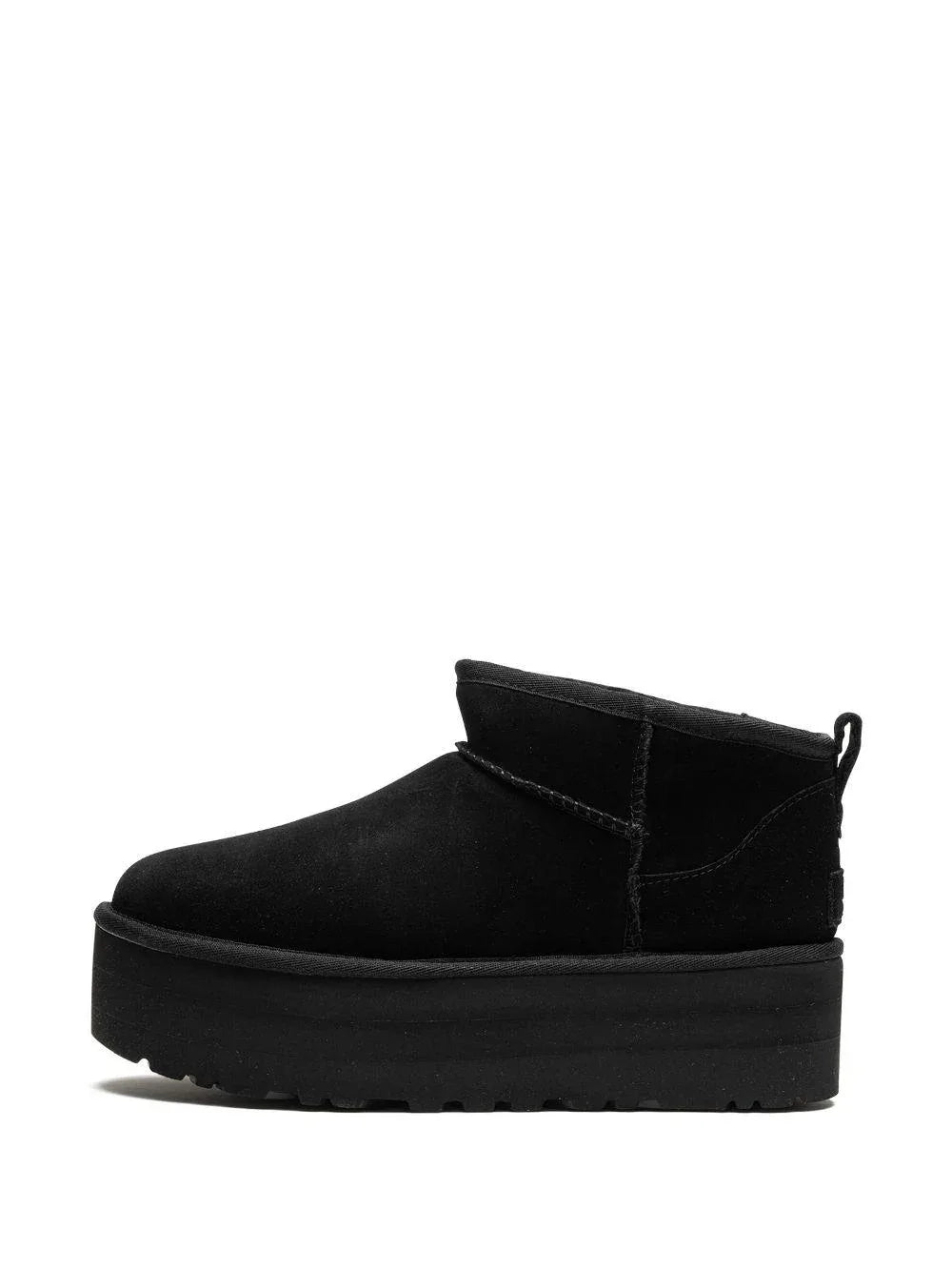 Stivali ugg ultra mini con plateau nero - Preludio Moda
