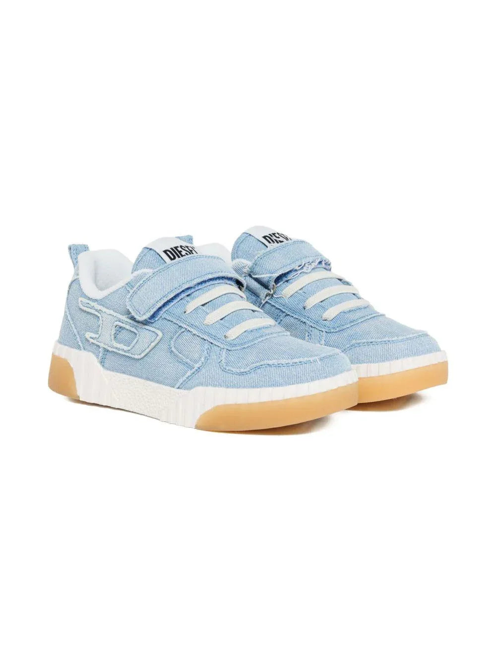 Sneakers denim logo Oval-D - Preludio Moda