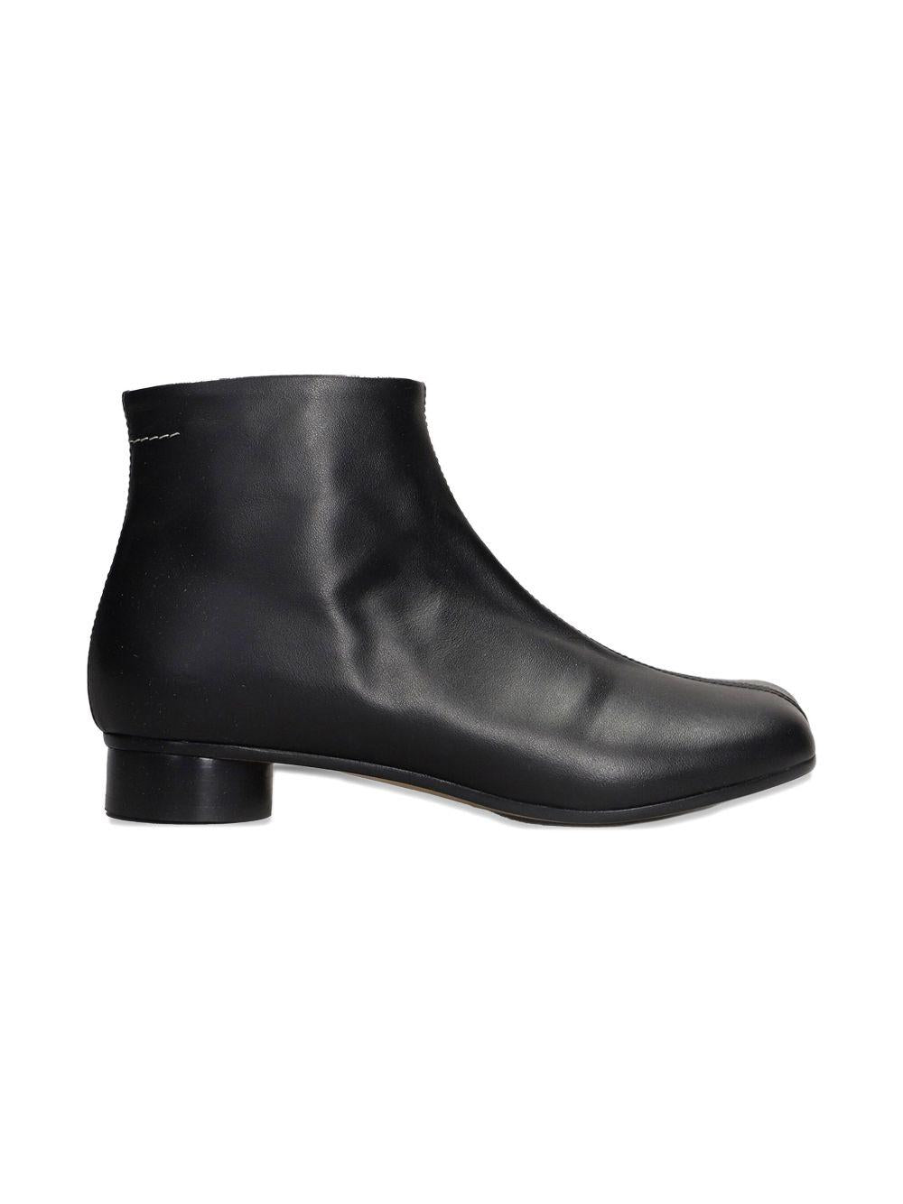 Stivaletto classico anatomico nero 78106 3 MM6 MAISON MARGIELA KIDS
