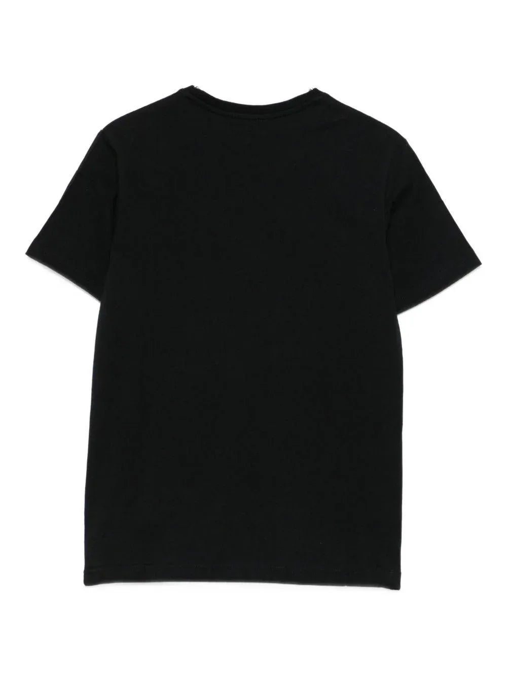 T-shirt nera con logo - Preludio Moda