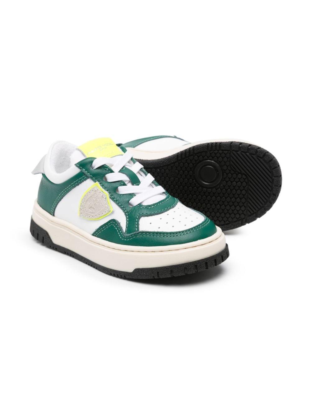 Sneakers bianco/verde