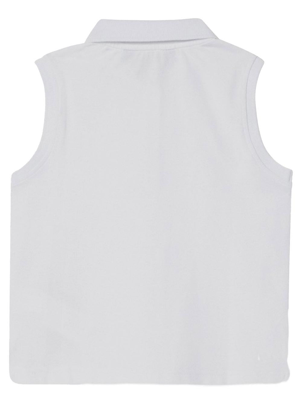 Polo bianca giro maniche K61414W 001 K-WAY KIDS