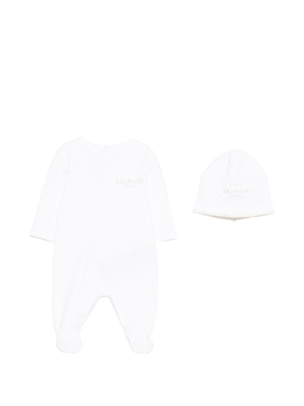 Tuta con cappuccio BYB560Z3278 100BG BALMAIN KIDS