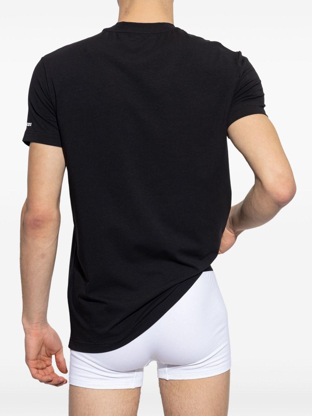 Set t-shirt twin pack nero DCX250070 001 DSQUARED