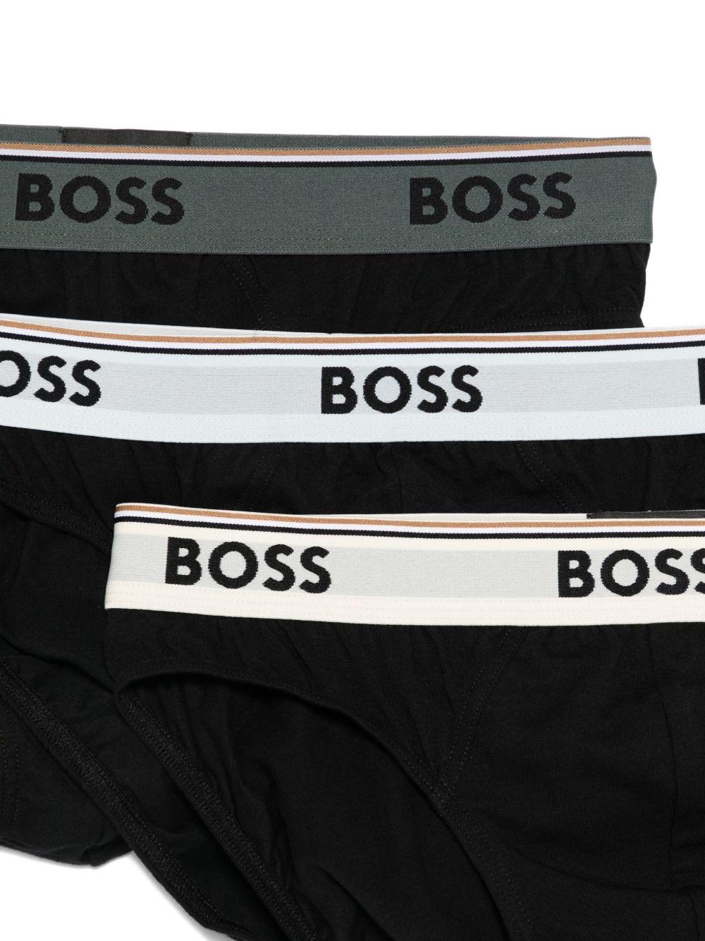 Set di Tre Slip con Logo in Vita 50531681 963 BOSS
