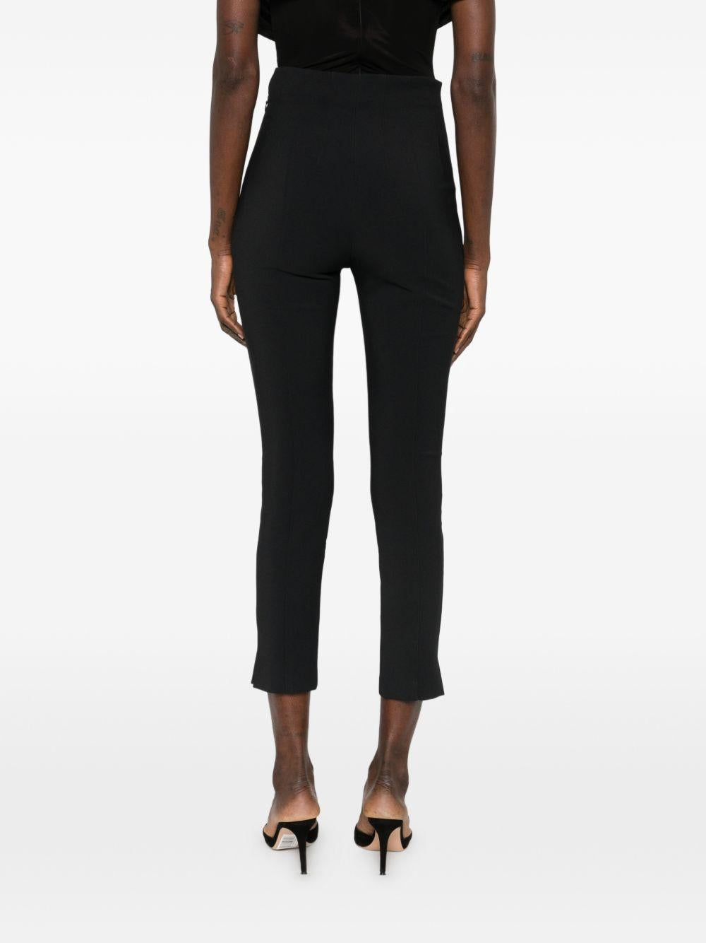 Pantaloni a vita alta con chiusura metallica PA16361E2 110 ELISABETTA FRANCHI