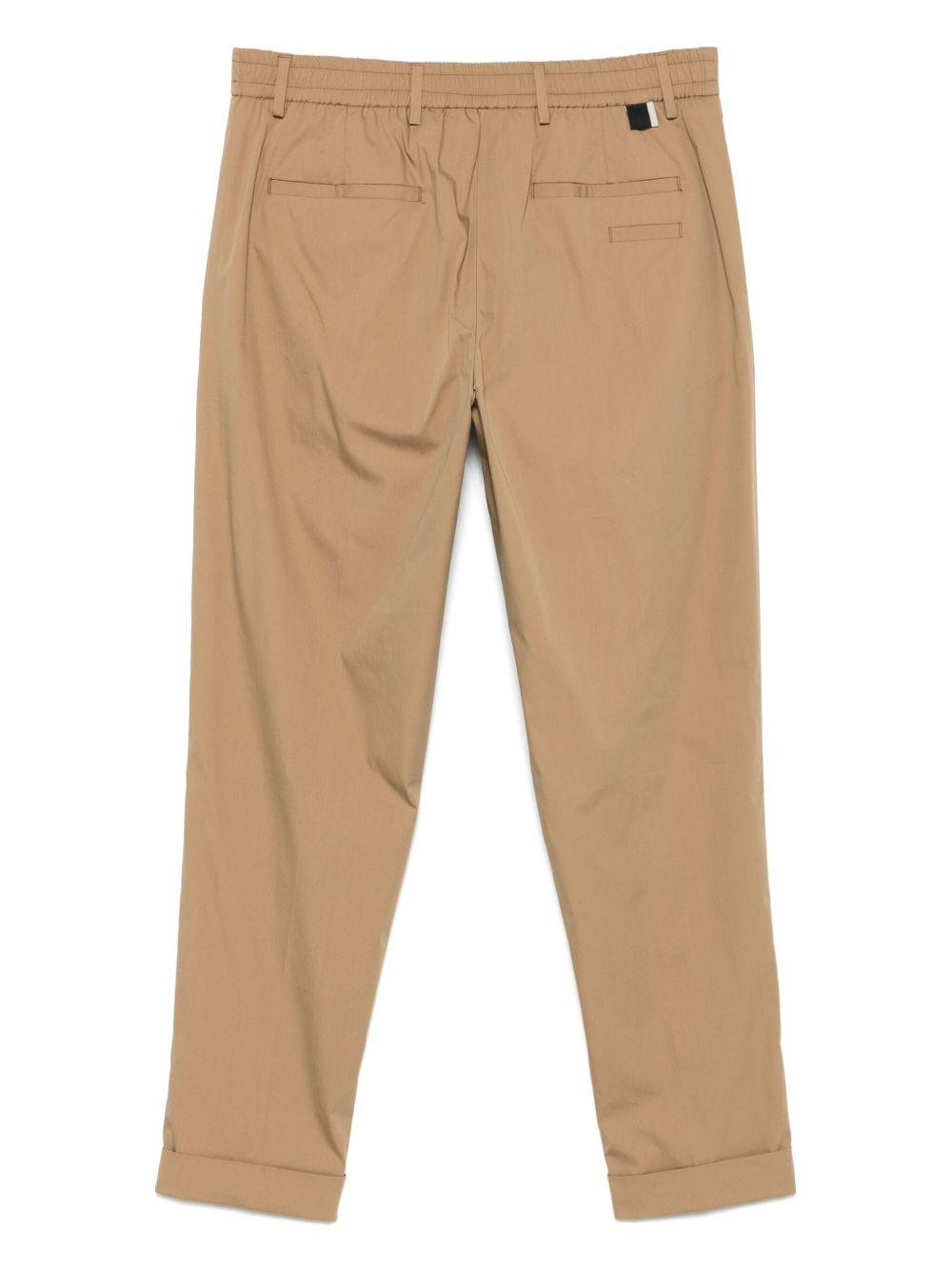Pantalone riviera slim fit cammello