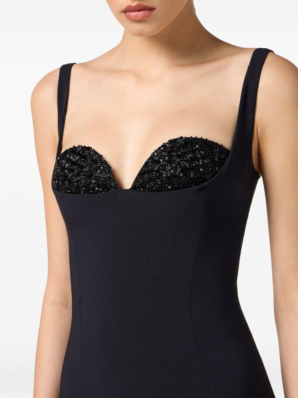 Abito Midi con Perline AB83557E2 110 ELISABETTA FRANCHI
