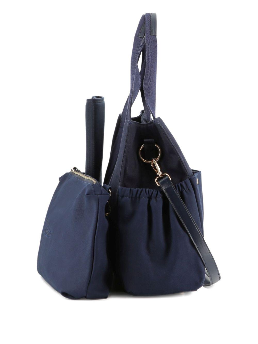 Borsa Fasciatoio con Ricamo e Pouch Interna C20764 859 CHLOE KIDS