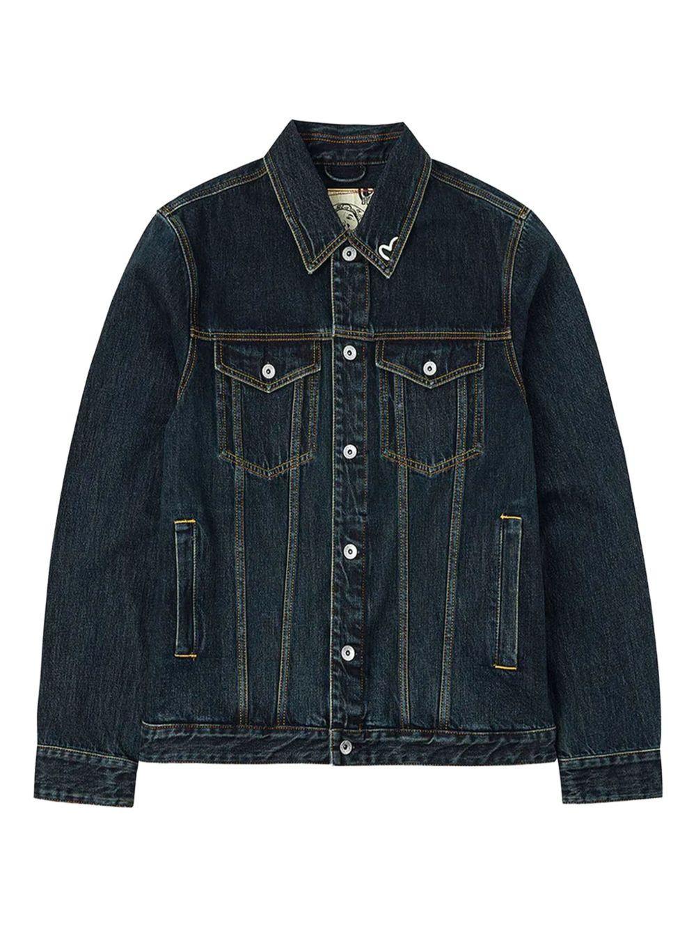 Giacca in Effetto Pennellato con Bottoni - Preludio Moda