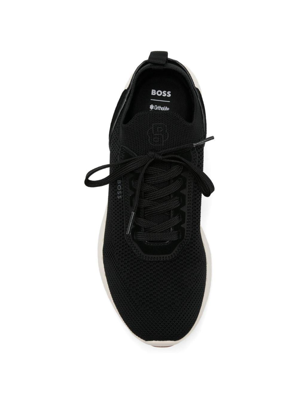 Sneakers in poliestere riciclato con allacciatura 50563857 001 BOSS