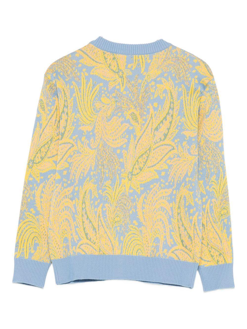 Maglione con Stampa Paisley Jacquard - Preludio Moda