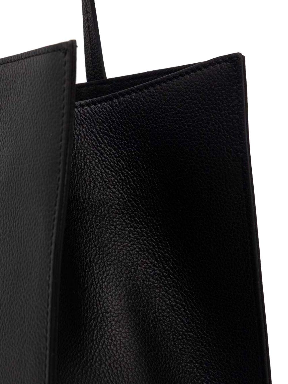 Borsa shopping in pelle martellata nera 8BA172L001 K103 PATRIZIA PEPE