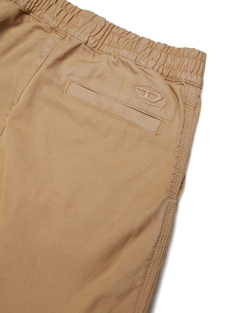 Pantaloni in Cotone con Vita Elasticizzata J02460KXBIM K726 DIESEL KIDS