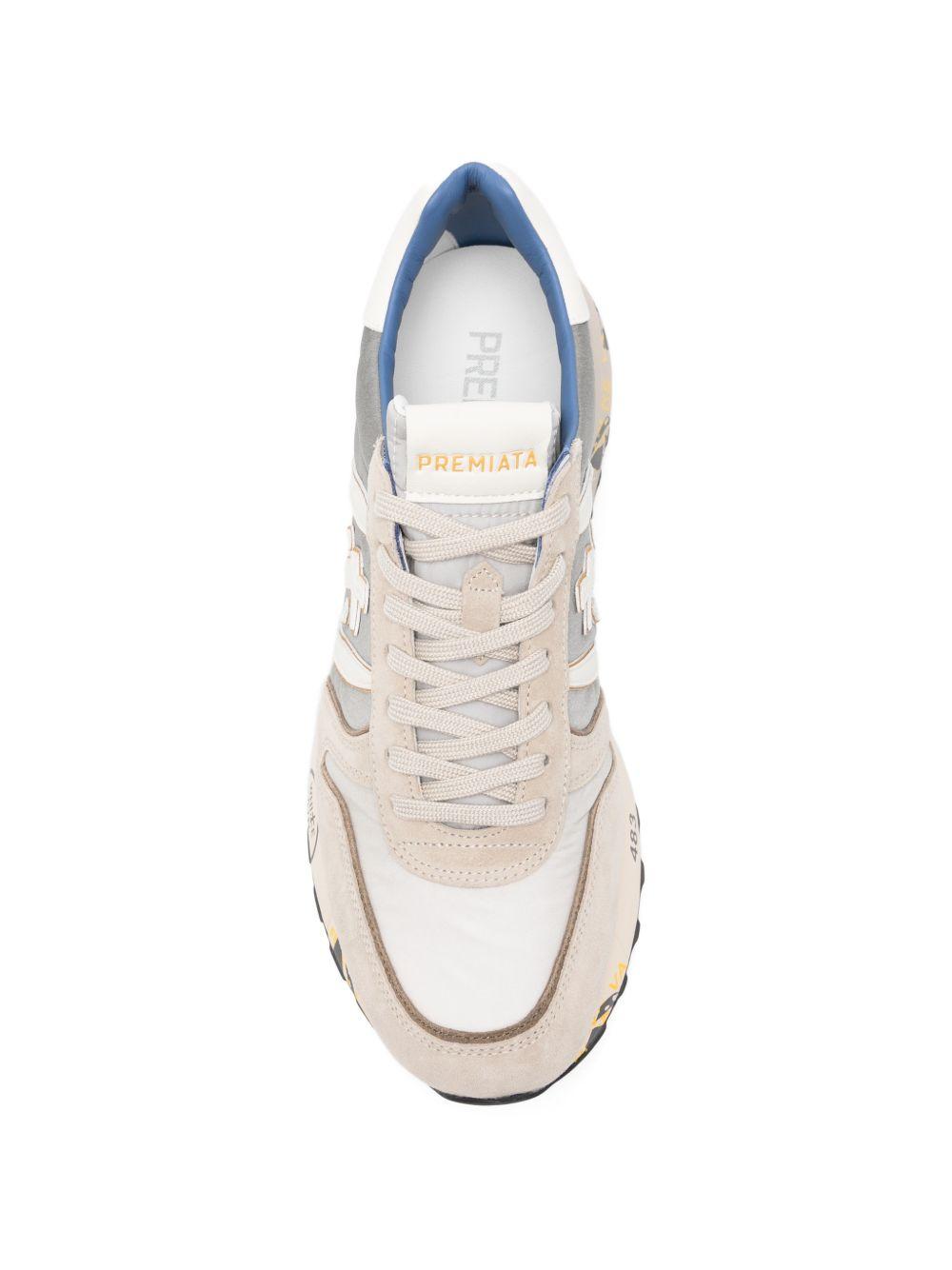 Sneakers low-top in pelle e tessuto con logo LANDER 8010 PREMIATA
