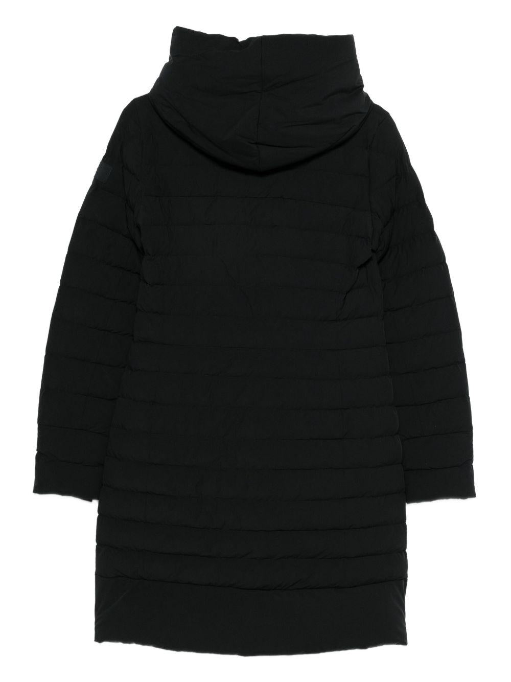 Cappotto nero con cappuccio lungo PED541801180662 NER PEUTEREY