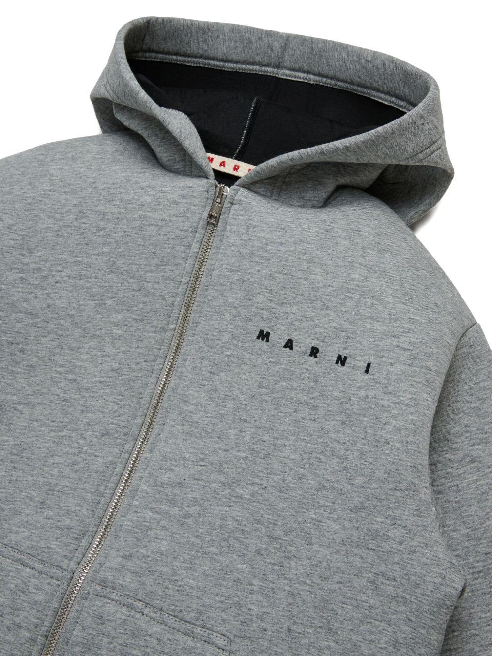 Felpa con cappuccio M01625M00VC 0M923 MARNI KIDS