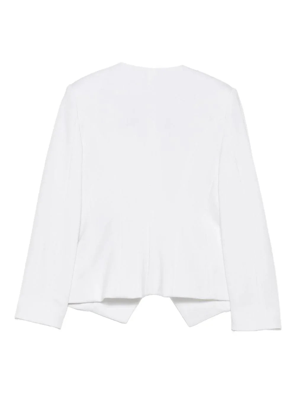 Giacca Bianca Doppiopetto con Bottoni Dorati - Preludio Moda