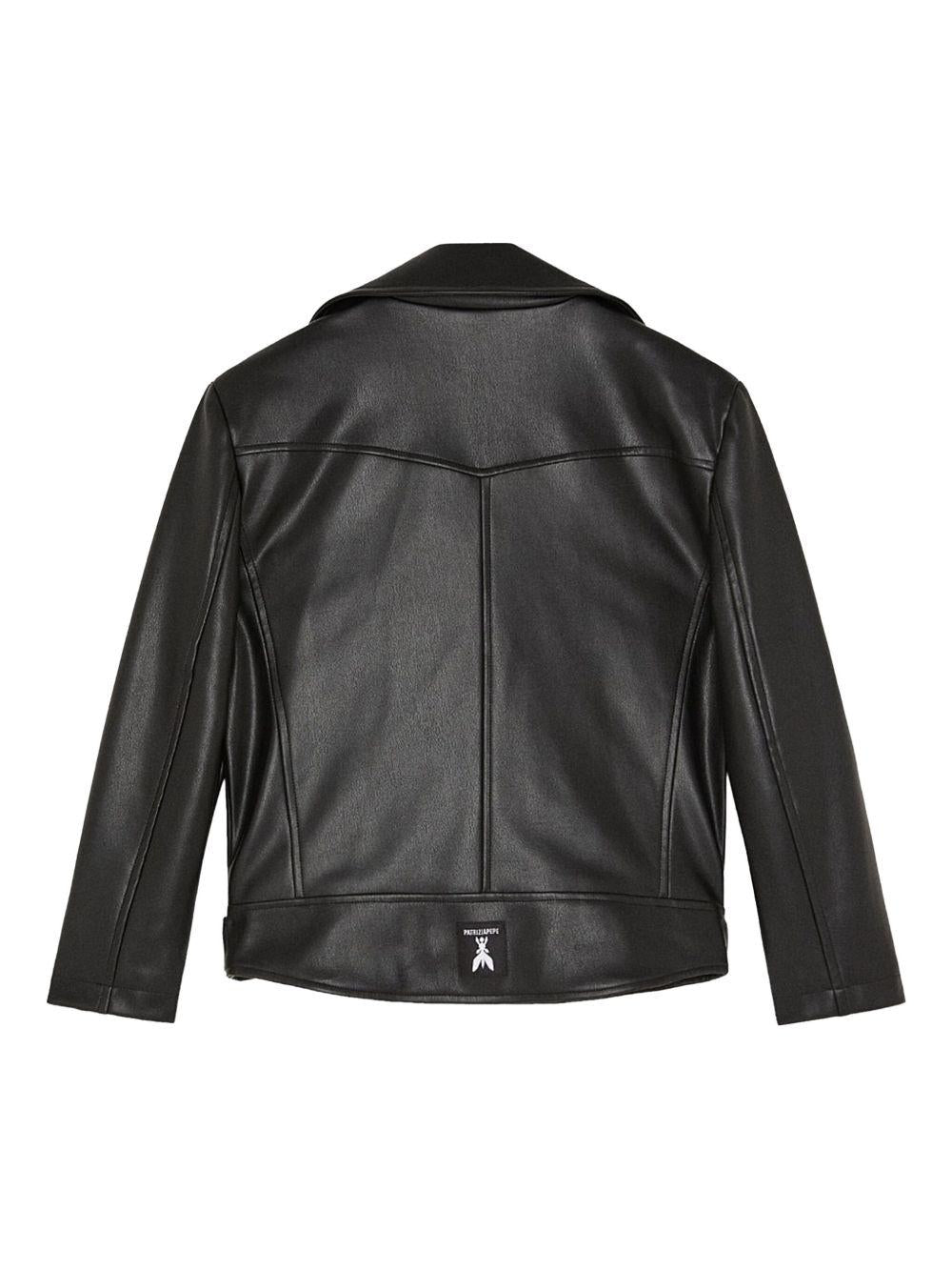 Giubbino chiodo nero 7O0031E014 K103 PATRIZIA PEPE GIRL