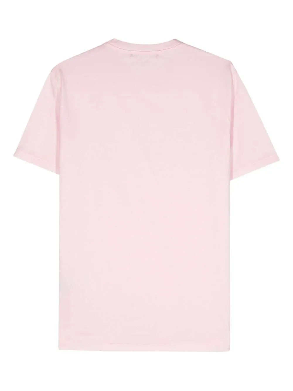 Maglia rosa mini etichetta orlo - Preludio Moda