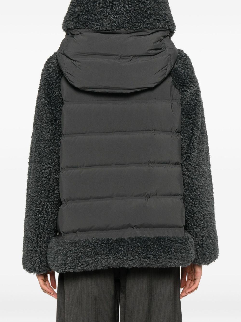 Giacca verde foresta con cappuccio e zip W25572 20 RRD