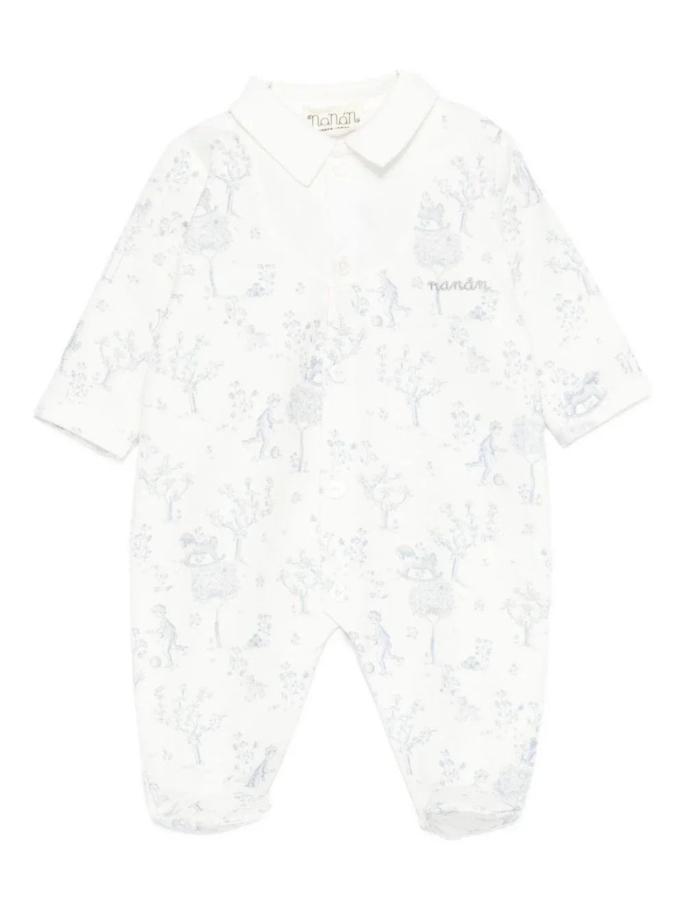 Set neonato azzurro con stampa - Preludio Moda