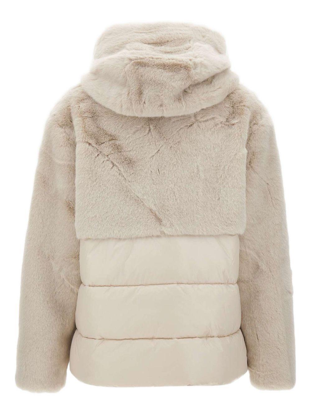 Giubbino trapuntato in pelliccia sintetica ghiaccio 25WBLDC02178006646 907 BLAUER